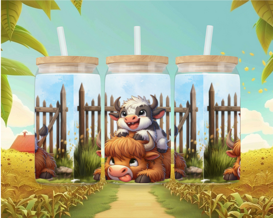 Barnyard Buddies Iced Coffee Tumbler