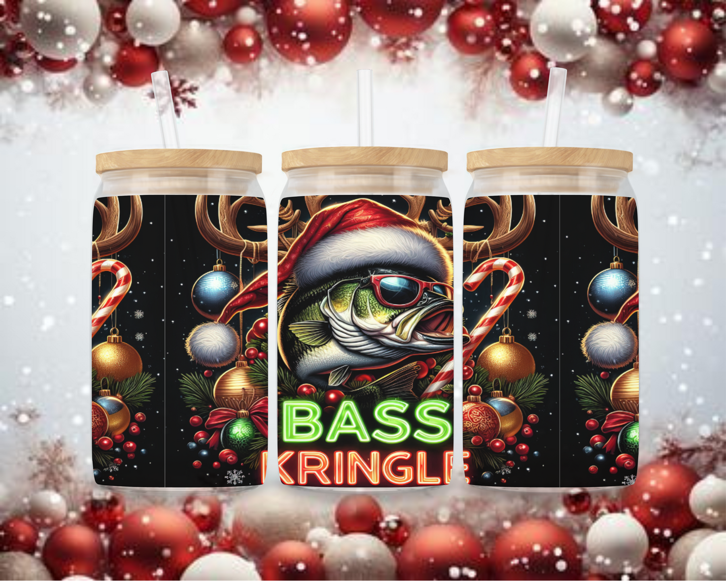 Vaso de café helado Bass Kringle