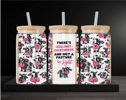 Moo Humor Iced Coffee Tumbler