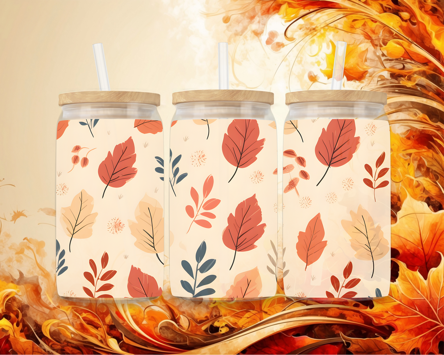 Autumn Breeze Iced Coffee Tumbler